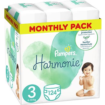 PAMPERS Harmonie vel. 3 (4× 31 ks) (BABY169298s)