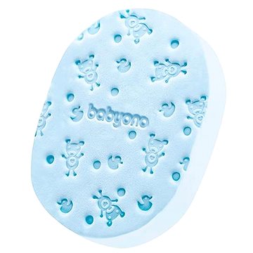 BabyOno jemná dětská mycí houba, modrá (5901435411933)