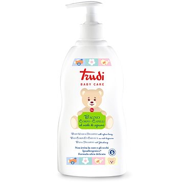 TrudiBaby dětské koupelové mléko a šampon s medem z citrusů 500 ml (8007300005096)