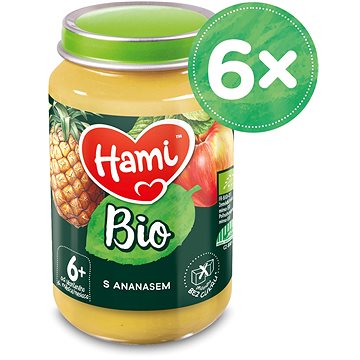 Hami BIO S Ananasem 6× 190 g (13041091699517)