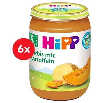 HiPP BIO Dýně s bramborami 6× 190 g (4062300129450)