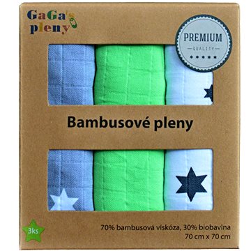 GaGa's pleny Bambusové pleny Premium Quality - bambus/biobavlna (8594197440678)