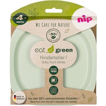 NIP Green Line talířek 2ks Green/Light green (4000821416390)