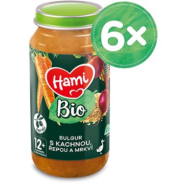 Hami BIO Bulgur s kachnou, řepou a mrkví 6× 250 g (5900852058240)