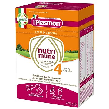PLASMON Nutri-mune 4 batolecí mléko 2× 350 g, 24m+ (8001040198148)
