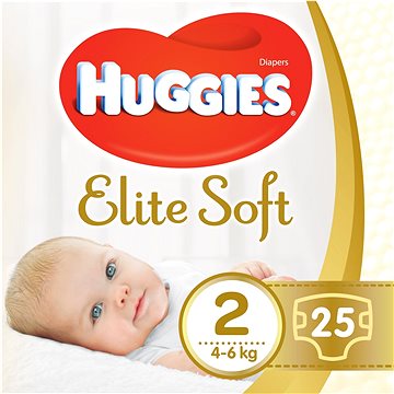 HUGGIES Elite Soft vel. 2 (25 ks) (5029053578064)