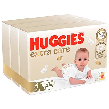 HUGGIES Elite Soft vel. 3 (216 ks) (BABY19328s3)
