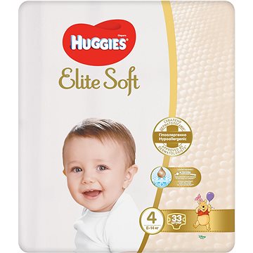 HUGGIES Elite Soft vel. 4 (33 ks) (5029053572604)