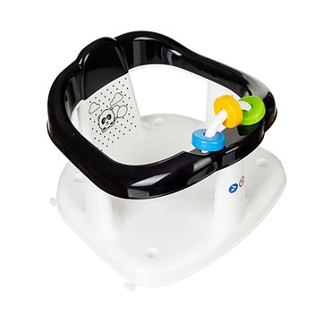 MALTEX dětské sedátko do vany s hračkou bílá/černá (5903067009045)
