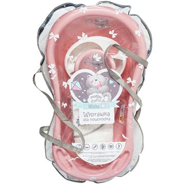 MALTEX výbavička pro novorozence medvídek růžová, 84 cm (5903067008949)