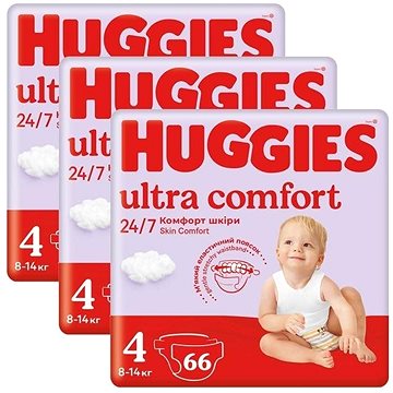HUGGIES Ultra Comfort Mega 4 (198 ks) (BABY19893s3)