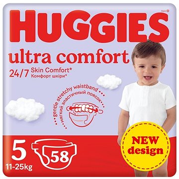HUGGIES Ultra Comfort Mega 5 (58 ks) (5029053548784)