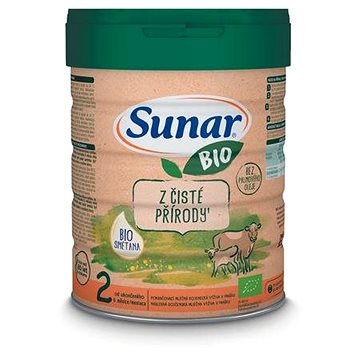 Sunar BIO 2 pokračovací kojenecké mléko 700 g (8592084418359)
