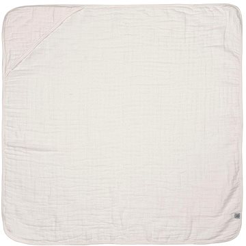 Lässig Muslin Hooded Towel Milky, 90 × 90 cm (4042183427829)