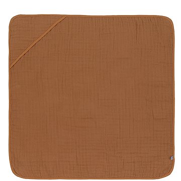 Lässig Muslin Hooded Towel Rust, 90 × 90 cm (4042183427331)