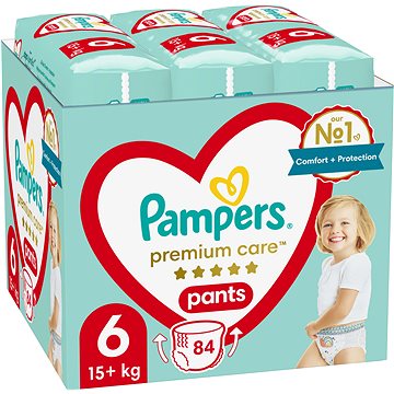 PAMPERS Premium Care Pants vel. 6 (84 ks) (8001841325538)