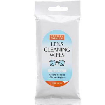 BEAUTY FORMULAS čistící ubrousky na brýle (20 ks) (5012251009287)