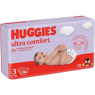 HUGGIES Ultra Comfort vel. 3 Jumbo (56 ks) (5029053567570)