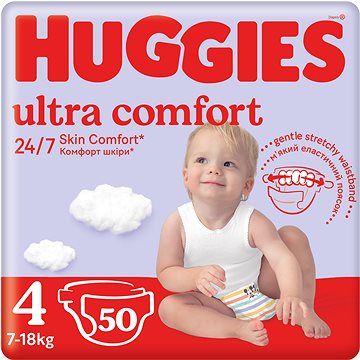 HUGGIES Ultra Comfort vel. 4 Jumbo (50 ks) (5029053567587)