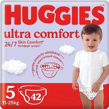 HUGGIES Ultra Comfort vel. 5 Jumbo (42 ks) (5029053567594)
