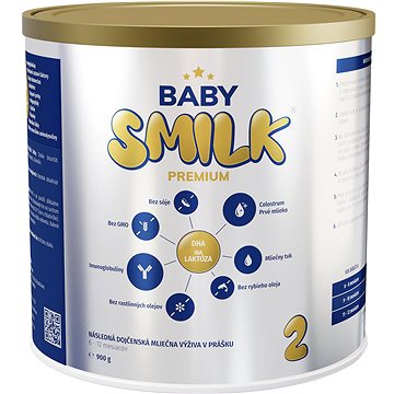 Babysmilk Premium 2 pokračovací mléko colostrem (900 g) (5906874114254)