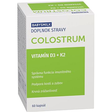 Babysmilk Colostrum vitamín D + K 60 kapslí (8595691601145)
