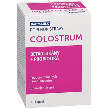 Babysmilk Colostrum Betaglukany + Probiotika 60 kapslí (8595691601152)