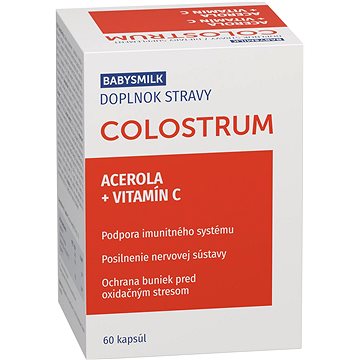 Babysmilk Colostrum Acerola + Vitamín C 60 kapslí (8595691601121)