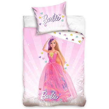 CARBOTEX povlečení Barbie růžový svět 140×200 cm (5904302509931)
