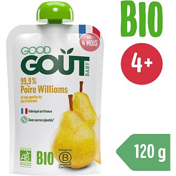 Good Gout BIO Hruška Williams (120 g) (3770002327234)