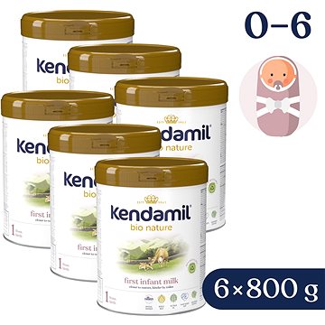 Kendamil BIO Nature 1 DHA+ (6× 800 g) (5056000505392)