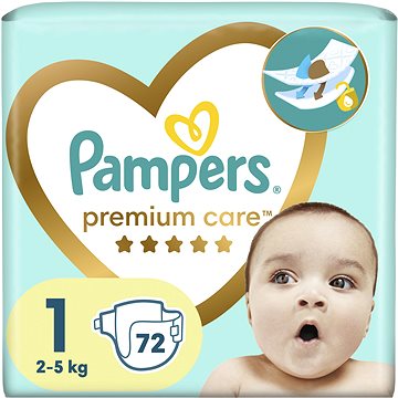 PAMPERS Premium Care vel. 1 (72 ks) (8006540858073)