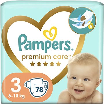 PAMPERS Premium Care vel. 3 (78 ks) (8006540857755)