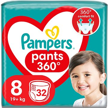 PAMPERS Active Baby Pants vel. 8 (32 ks) (8006540499382)