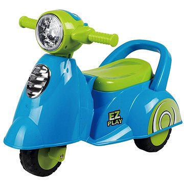 BABY MIX dětské odrážedlo motorka se zvukem scooter modré (5904378868765)
