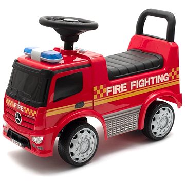 BABY MIX dětské odrážedlo se zvukem Mercedes hasiči červené (8596164088463)