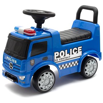 BABY MIX dětské odrážedlo se zvukem Mercedes police modré (8596164088470)