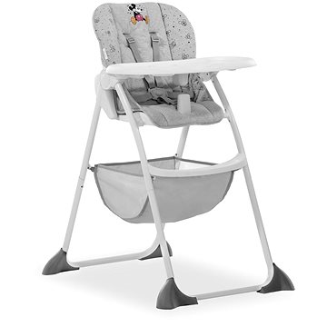 HAUCK Jídelní židle Sit N Fold Mickey Mouse Grey (4007923641095)