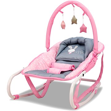 ASALVO Baby křesílko rabbit pink (8435195919745)