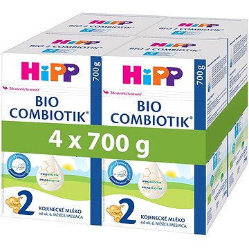 HiPP BIO Combiotik 2, od uk. 6. měsíce, 4× 700 g (4062300401952)