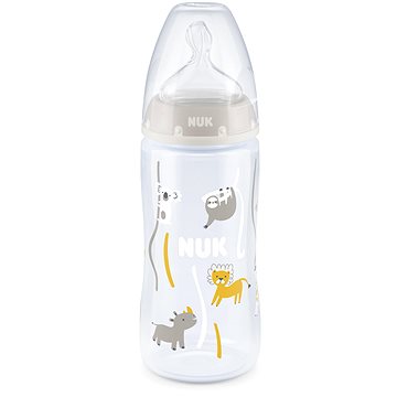 NUK FC+ láhev s kontrolou teploty 300 ml, béžová (BABY3513b)