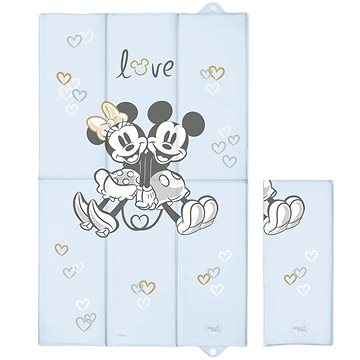 CEBA BABY přebalovací podložka cestovní 50 × 80 cm, Disney Minnie & Mickey Blue (5907672336848)