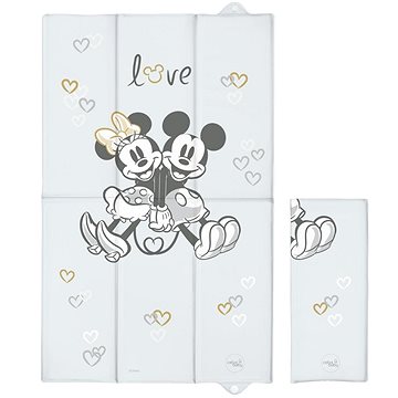 CEBA BABY přebalovací podložka cestovní 50 × 80 cm, Disney Minnie & Mickey Grey (5907672336855)