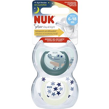 NUK Star Den&Noc 6–18 m, box kluk, 2 ks (BABY4977b)
