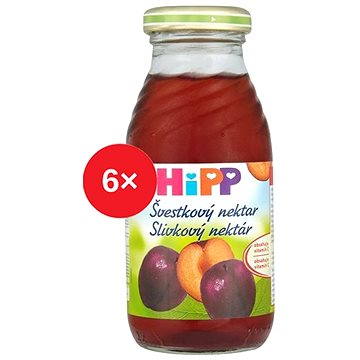 HiPP BIO Švestkový nektar - 6× 200 ml (9062300430278)