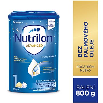 Nutrilon 1 Advanced Good Night počáteční mléko 800 g (8590340134241)