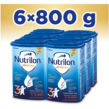 Nutrilon 3 Batolecí mléko 12+ 6× 800 g (8595002109919)