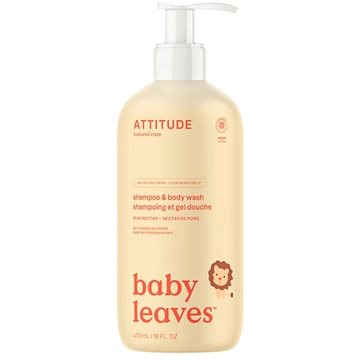 ATTITUDE Baby Leaves 2v1 s vůní hruškové šťávy 473 ml (626232466126)
