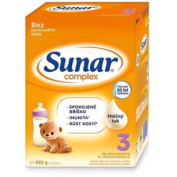 Sunar Complex 3 batolecí mléko 600 g (8592084415730)