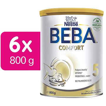 BEBA COMFORT 5 batolecí mléko (6× 800 g) (8445290083197)